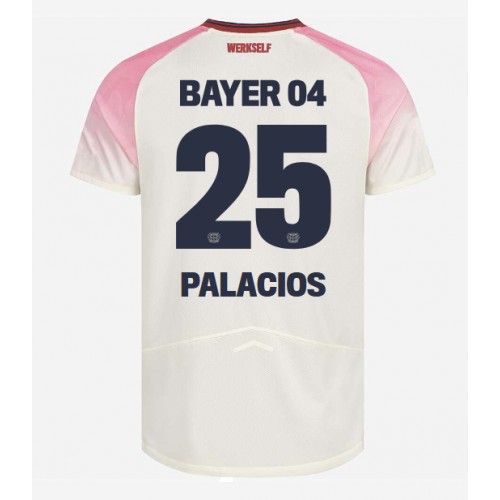 Stroje piłkarskie Bayer Leverkusen Exequiel Palacios #25 Koszulka Wyjazdowej 2025-26 Krótki Rękaw
